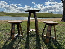 Load image into Gallery viewer, Barrel Stave Pub Table & Stools