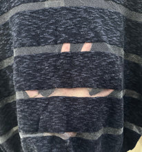 Load image into Gallery viewer, Whitecaps Sheer Stripe Long Sleeve