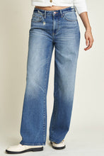 Load image into Gallery viewer, Madison Mid Rise Aged Bright Blue Worn