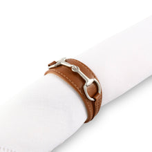 Load image into Gallery viewer, Bit Faux Leather Napkin Ring