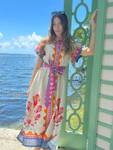 Load image into Gallery viewer, Sydney Lotus Shirtdress (+)