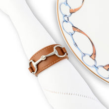Load image into Gallery viewer, Bit Faux Leather Napkin Ring