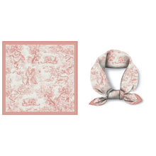 Load image into Gallery viewer, Small Exotic Toile Silk Scarf (+)