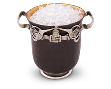 Load image into Gallery viewer, Equestrian Bronze Ice Bucket