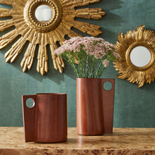 Load image into Gallery viewer, Leather Vase