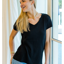 Load image into Gallery viewer, Messy V-Neck Tee (+)