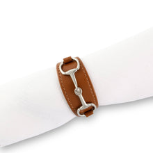 Load image into Gallery viewer, Bit Faux Leather Napkin Ring