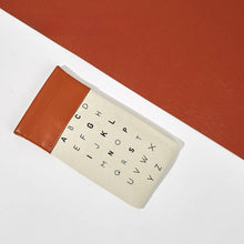 Load image into Gallery viewer, Letter Print Glasses Pouch