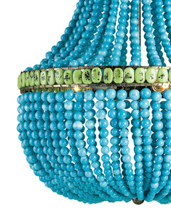 Hedy Turquoise Chandelier