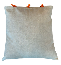 Load image into Gallery viewer, Linen Ribbon Tie Pillow