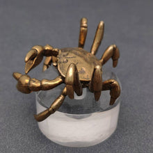Load image into Gallery viewer, Brass Crab