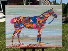 Load image into Gallery viewer, 'Paisley Foo Dog Print Horse'