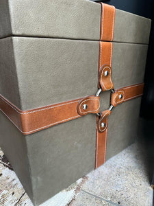 Leather Infinity Trunk