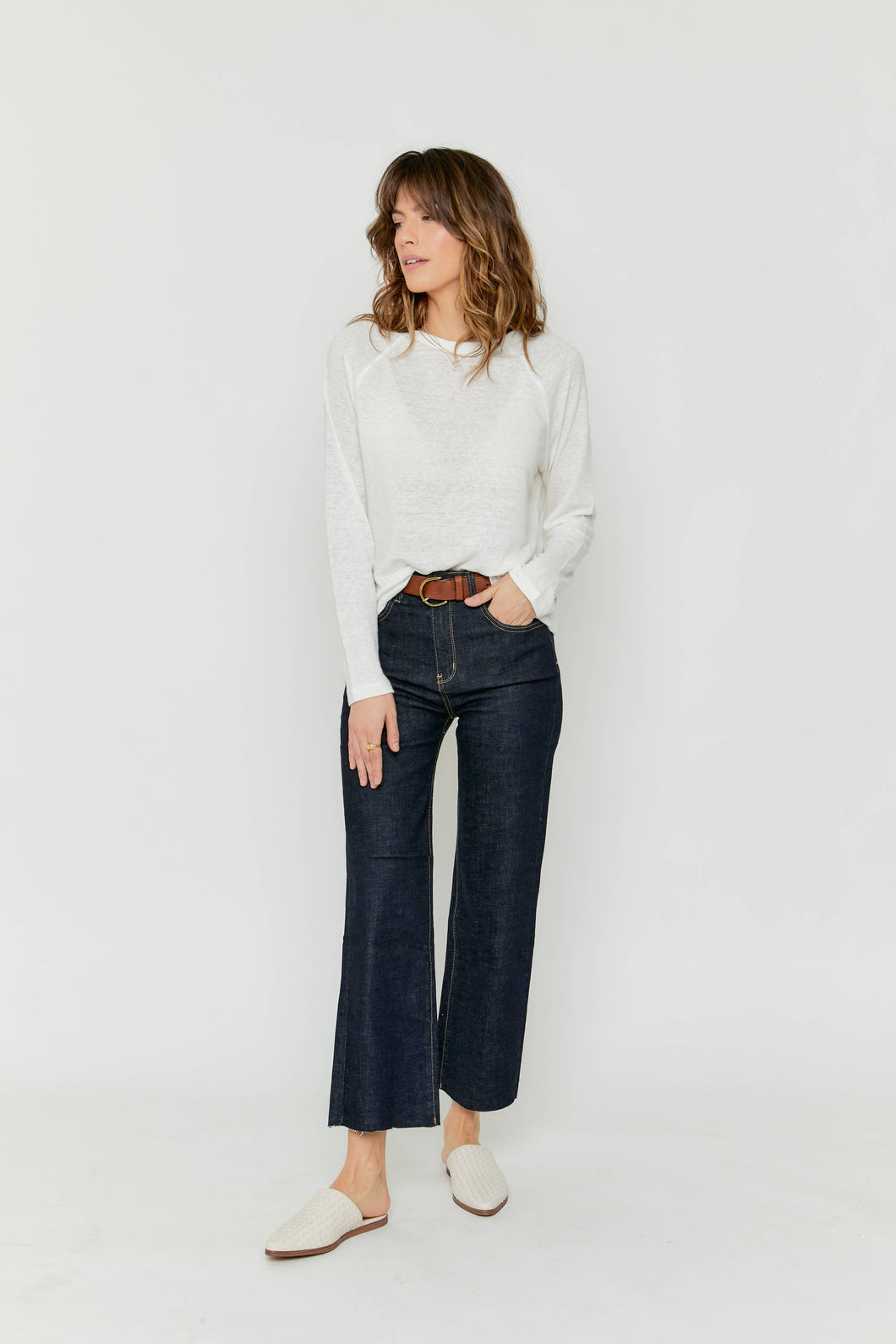 Aberdeen Ankle Crop High Rise - Timbers