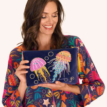 Load image into Gallery viewer, Velvet Zip Pouch - Jolly Jellies