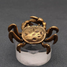 Load image into Gallery viewer, Brass Crab