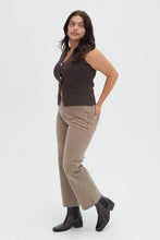Load image into Gallery viewer, Addington Ankle Crop Mid Rise Jean, Brown Overdye