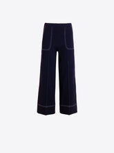 Load image into Gallery viewer, Wide Leg Navy Trousers