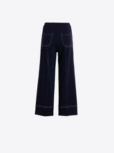 Load image into Gallery viewer, Wide Leg Navy Trousers