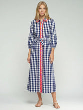 Load image into Gallery viewer, Gingham Shirt Dress