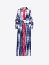 Load image into Gallery viewer, Gingham Shirt Dress