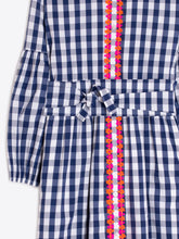 Load image into Gallery viewer, Gingham Shirt Dress