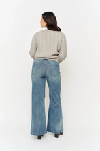 Load image into Gallery viewer, Crawford Mid Rise Fitted Wide Leg