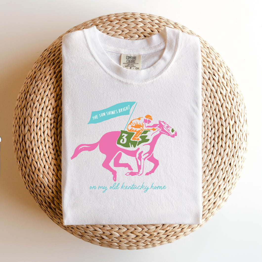 The Sun Shines Bright Derby Tee