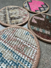 Load image into Gallery viewer, Vintage Kilim Rug Coasters