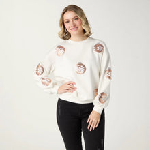 Load image into Gallery viewer, Sequin Ornament Sweatshirt