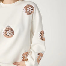 Load image into Gallery viewer, Sequin Ornament Sweatshirt