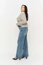 Load image into Gallery viewer, Crawford Mid Rise Fitted Wide Leg