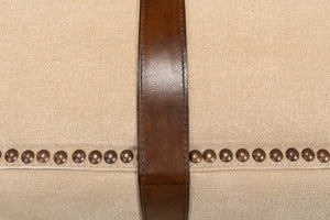 Strap Canvas + Leather Stool