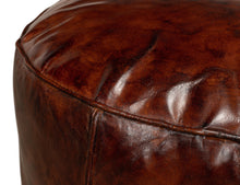 Load image into Gallery viewer, Soccerball Leather Stool