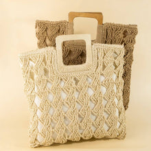 Load image into Gallery viewer, Square Braided Tote Bag (+)