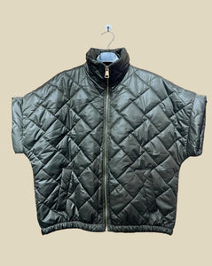 Zip Up Puffer (+)