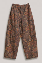 Load image into Gallery viewer, Paisley Print Barrel Leg Pants