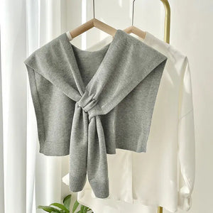 Knit Sweater Shawl (+)