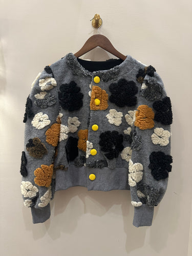 Floral Sweater Cardigan (+)