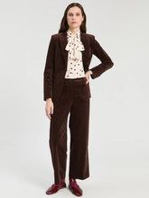 Load image into Gallery viewer, Burgundy Velvet Trousers