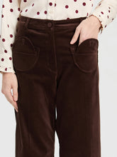 Load image into Gallery viewer, Burgundy Velvet Trousers