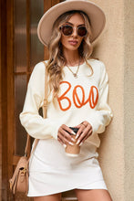 Load image into Gallery viewer, Ribbed Boo Sweater
