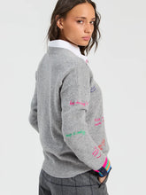 Load image into Gallery viewer, Embroidered Word Sweater