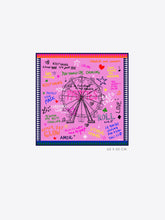 Load image into Gallery viewer, Silk Ferris Wheel Scarf