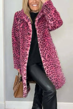 Load image into Gallery viewer, Colorful Leopard Plush Open Coat (+)