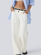 Load image into Gallery viewer, Asymmetric Low Rise Casual Jeans