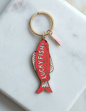 Load image into Gallery viewer, Good Fortune Fish Keychain