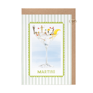 Martini Cocktail Card