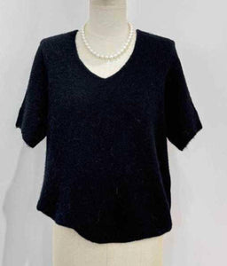Fuzzy Short Sleeve Sweater