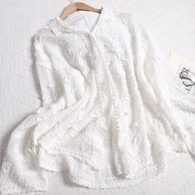 Load image into Gallery viewer, Crochet Lace Blouse (+)